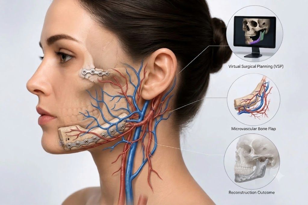 Microvascular Maxillofacial Reconstruction with Virtual Surgical Planning (VSP)